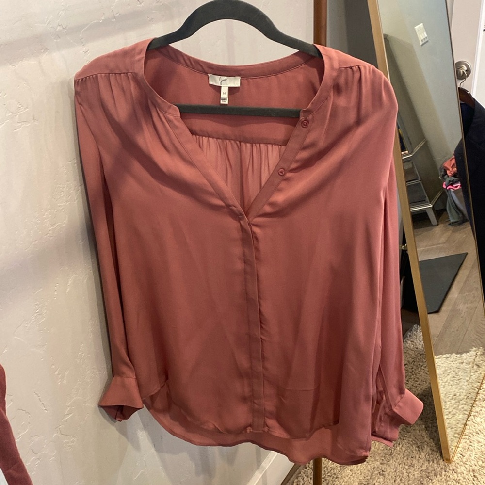 Joie rouge silk blouse